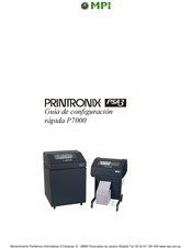 Printronix P7000 Guía De Configuración Rápida