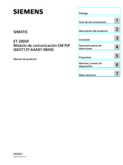 Siemens SIMATIC ET 200SP Manual De Producto