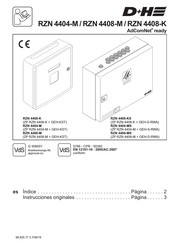 D+H RZN 4408-K Instrucciones Originales