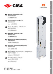 Allegion CISA 1.E0000.00.0 Manual De Instalacion Y Uso