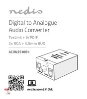 nedis ACON2510BK Guia De Inicio Rapido