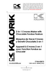 Kalorik CYM 42873 Manual Del Usuario