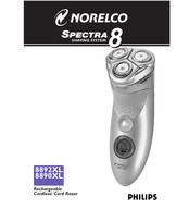 Philips Norelco 8892XL Manual Del Usuario