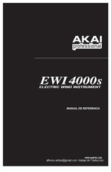 Akai Professional EWI 4000s Manual De Referencia