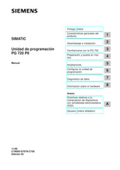 Siemens Simatic PG 720 PII Manual