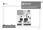 Motorline professional MCS01 Manual Del Usuário/Instalador