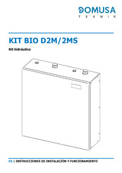 DOMUSA TEKNIK Bio D2M/2MS Instrucciones De Instalación Y Funcionamiento