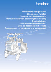 Brother 884-T15 Guía De Diseños De Bordado