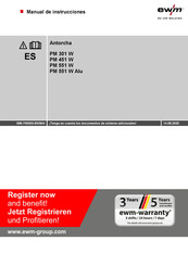 EWM PM 551 W Alu Manual De Instrucciones