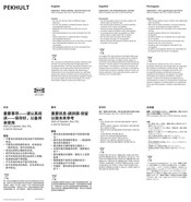 IKEA PEKHULT Manual De Instrucciones