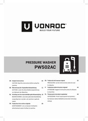 VONROC PW502AC Traducción Del Manual Original