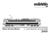 marklin 39404 Manual Del Usuario