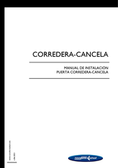 Novoferm CORREDERA-CANCEL Manual De Instalación