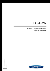 Novoferm PLE-LEVA Manual De Instalación