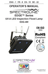 Spectroline EDG-4W Manual Del Operador