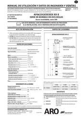 Ingersoll Rand ARO AF0623G Serie Manual De Utilización