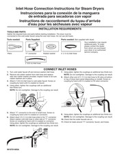 Whirlpool WGD8500DC Instrucciones Para La Conexión