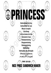 Princess 121131 Instrucciones De Uso