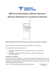 Fresenius Medical Care 2008 Serie Manual Del Operador