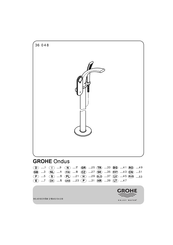 Grohe Ondus 36 048 Manual Del Usuario