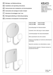 KEUCO 17612 01 9001 Instrucciones De La Instalación Y De Funcionamiento