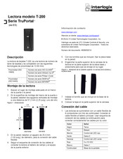 Interlogix TruPortal Guia De Inicio Rapido