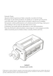 Smeg SMRM01 Manual Del Usuario