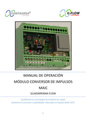 G-FLOW CONTACESA MAIC Manual De Operación