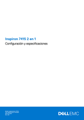 Dell Inspiron 7415 Configuración Y Especificaciones