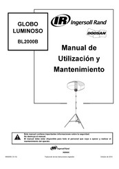 Ingersoll Rand BL2000B Manual De Utilización Y Mantenimiento