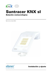 elsner elektronik Suntracer KNX sl Instalacion Y Ajuste