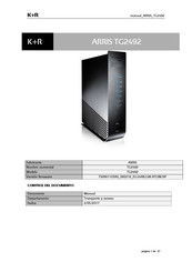 Arris Touchstone TG2492 Manual