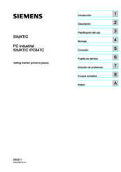 Siemens SIMATIC IPC847C Guía De Primeros Pasos