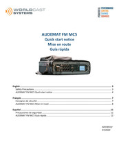 Worldcast Systems AUDEMAT FM MC5 Guía Rápida