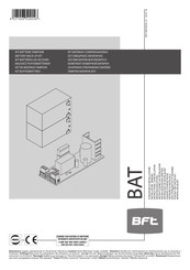 BFT VIRGO BAT Manual De Instalación