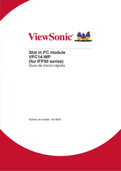 ViewSonic VPC14-WP Guia De Inicio Rapido