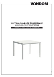 VONDOM 54232F Instrucciones De Ensamblaje