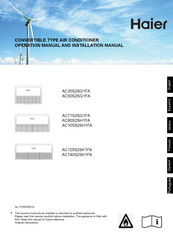 Haier AC90S2SH1FA Manual De Operacion Y Manual De Instalacion