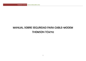 THOMSON TCW710 Manual Del Usuario