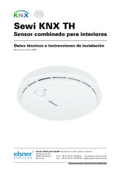 Elsner Sewi KNX TH Datos Técnicos E Instrucciones De Instalación