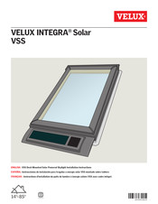 Velux INTEGRA Solar VSS Manual Del Usuario