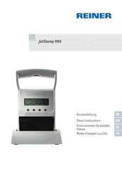 Reiner jetStamp 990 Instrucciones De Empleo Breves