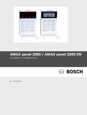 Bosch AMAX panel 2000 Guía De Usuario