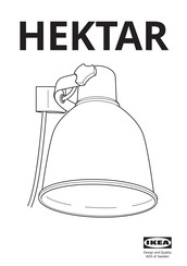 IKEA HEKTAR Manual De Instrucciones