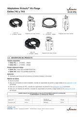 Victaulic Vic-Flange Estilos 743 Manual Del Usuario