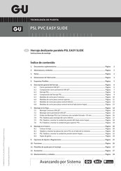 G-U PSL PVC EASY SLIDE Instrucciones De Montaje