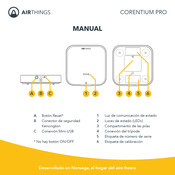 Airthings CORENTIUM PRO Manual De Instrucciones