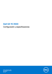 Dell G3 15 3500 Configuración Y Especificaciones