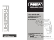 Freeman P36VCMSK Instrucciones De Operación