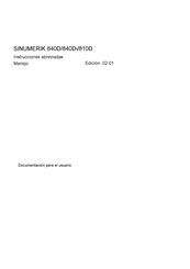 Siemens SINUMERIK 840D Instrucciones Abreviadas